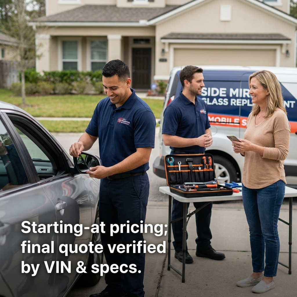 Side Mirror Glass Replacement